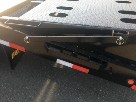 New 25PH-20BK+5MR BIG TEX 8.5' X 25' FLATBED TRAILER W/ MEGA RAMPS & LOAD RANGE E 10-PLY TIRES