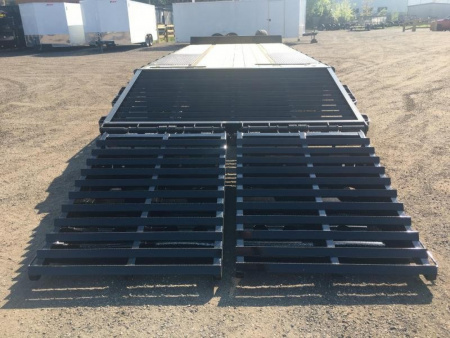 New 25PH-20BK+5MR BIG TEX 8.5' X 25' FLATBED TRAILER W/ MEGA RAMPS & LOAD RANGE E 10-PLY TIRES
