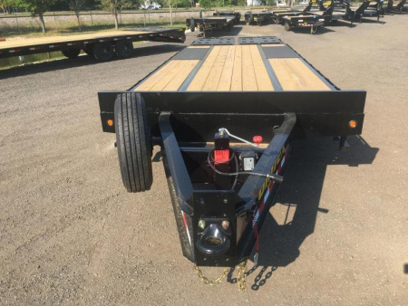 New 25PH-20BK+5MR BIG TEX 8.5' X 25' FLATBED TRAILER W/ MEGA RAMPS & LOAD RANGE E 10-PLY TIRES