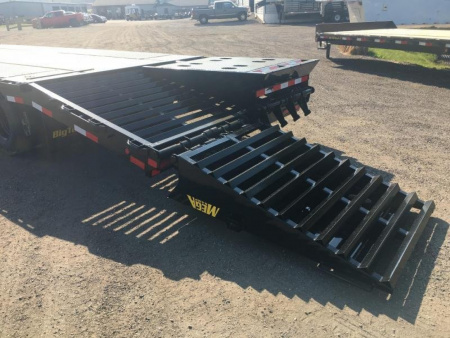 New 25PH-20BK+5MR BIG TEX 8.5' X 25' FLATBED TRAILER W/ MEGA RAMPS & LOAD RANGE E 10-PLY TIRES