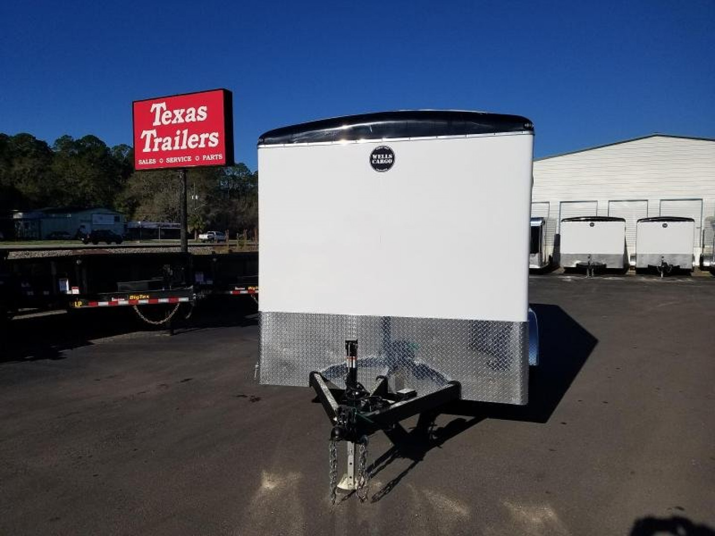 New WHD716T2 WELLS CARGO 7' X 16' HEAVY DUTY COMMERCIAL ENCLOSED CARGO TRAILER W/ REAR RAMP DOOR & SIDE DOOR