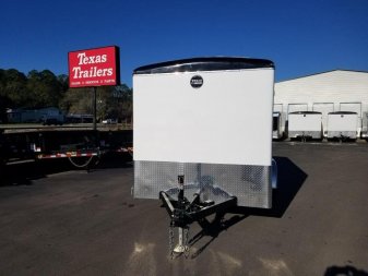 New WHD716T2 WELLS CARGO 7' X 16' HEAVY DUTY COMMERCIAL ENCLOSED CARGO TRAILER W/ REAR RAMP DOOR & SIDE DOOR