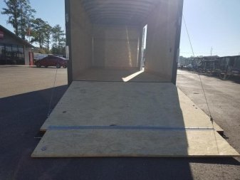 New WHD716T2 WELLS CARGO 7' X 16' HEAVY DUTY COMMERCIAL ENCLOSED CARGO TRAILER W/ REAR RAMP DOOR & SIDE DOOR