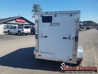 New EZEC5X8 SA-IF E-Z HAULER 5' X 8' ALL ALUMINUM FRAME ENCLOSED CARGO TRAILER W/ REAR RAMP DOOR