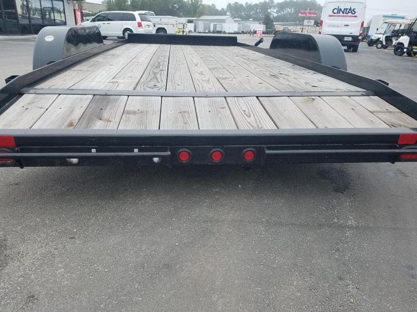 New 70CH-20BKDT BIG TEX 7' X 20' WOOD DECK CAR HAULER W/ DOVE TAIL