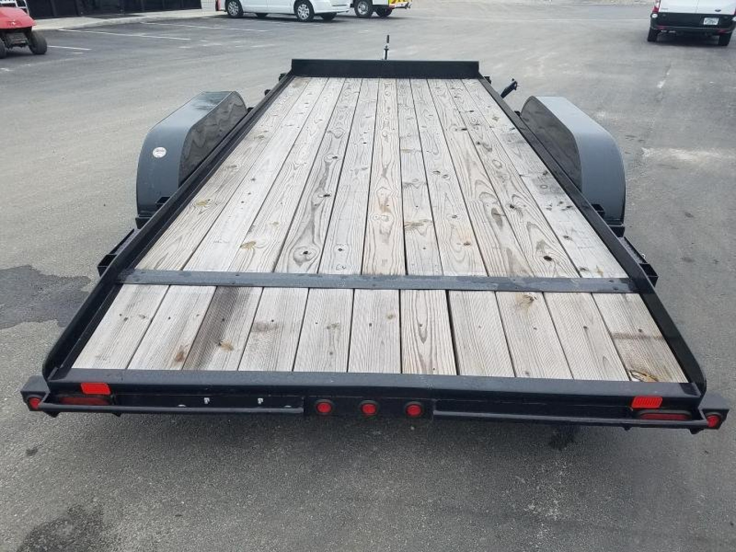 New 70CH-20BKDT BIG TEX 7' X 20' WOOD DECK CAR HAULER W/ DOVE TAIL