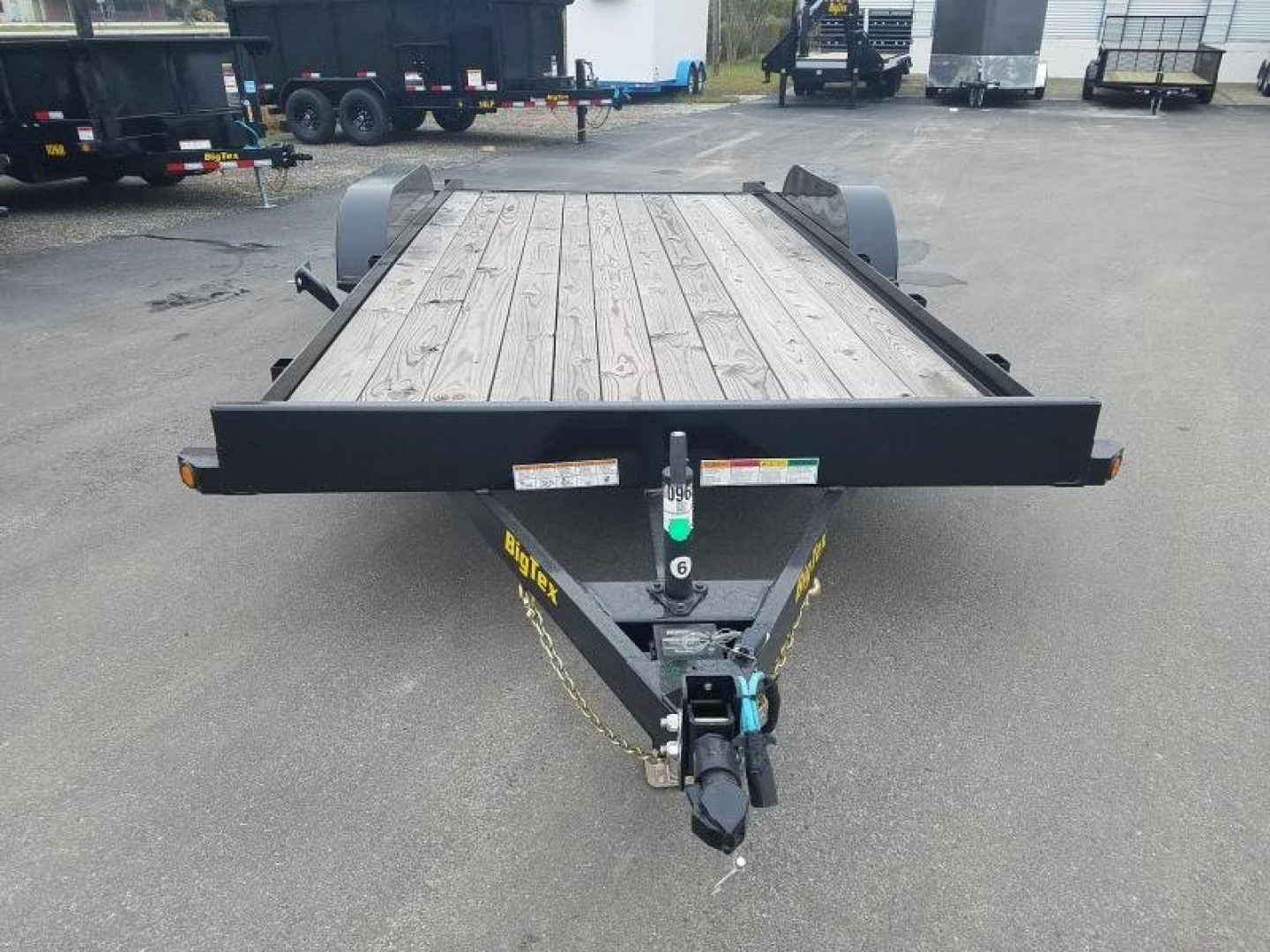 New 70CH-20BKDT BIG TEX 7' X 20' WOOD DECK CAR HAULER W/ DOVE TAIL