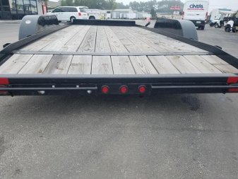 New 70CH-20BKDT BIG TEX 7' X 20' WOOD DECK CAR HAULER W/ DOVE TAIL