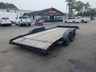 New 70CH-20BKDT BIG TEX 7' X 20' WOOD DECK CAR HAULER W/ DOVE TAIL