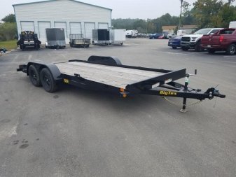 New 70CH-20BKDT BIG TEX 7' X 20' WOOD DECK CAR HAULER W/ DOVE TAIL