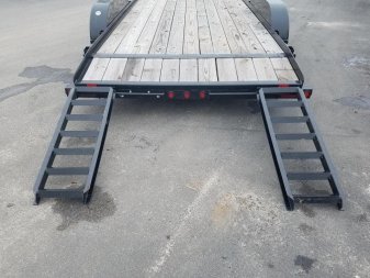 New 70CH-20BKDT BIG TEX 7' X 20' WOOD DECK CAR HAULER W/ DOVE TAIL