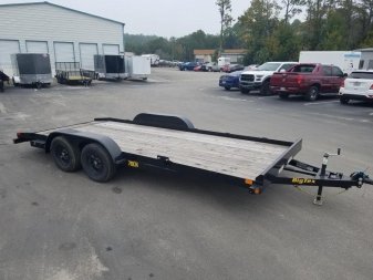 New 70CH-20BKDT BIG TEX 7' X 20' WOOD DECK CAR HAULER W/ DOVE TAIL