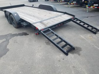 New 70CH-20BKDT BIG TEX 7' X 20' WOOD DECK CAR HAULER W/ DOVE TAIL