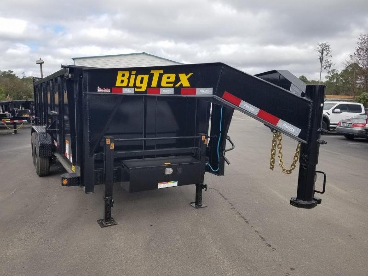 New 16GX-16BK-P4 BIG TEX 7' X 16' DUMP TRAILER W/ 4' SIDES