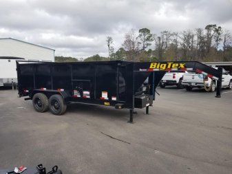 New 16GX-16BK-P4 BIG TEX 7' X 16' DUMP TRAILER W/ 4' SIDES