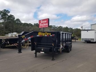 New 16GX-16BK-P4 BIG TEX 7' X 16' DUMP TRAILER W/ 4' SIDES