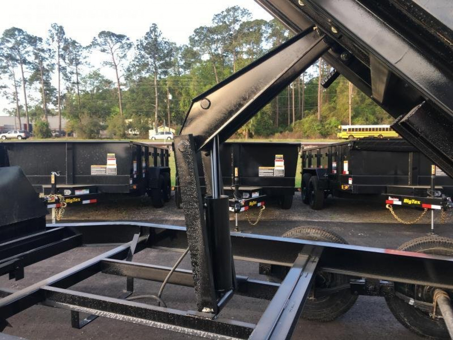 New 16LP-14BK6SIRPD BIG TEX 7' X 14' DUMP TRAILER W/ TARP & COMBO REAR GATE W/ 6' SLIDE IN RAMPS