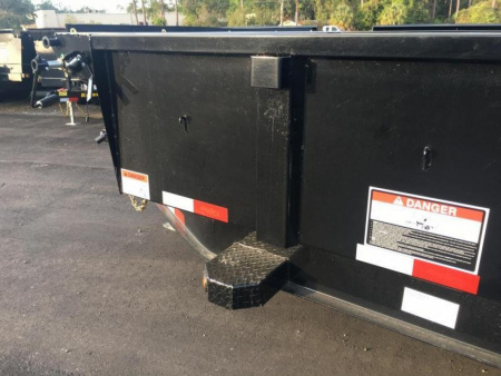 New 16LP-14BK6SIRPD BIG TEX 7' X 14' DUMP TRAILER W/ TARP & COMBO REAR GATE W/ 6' SLIDE IN RAMPS