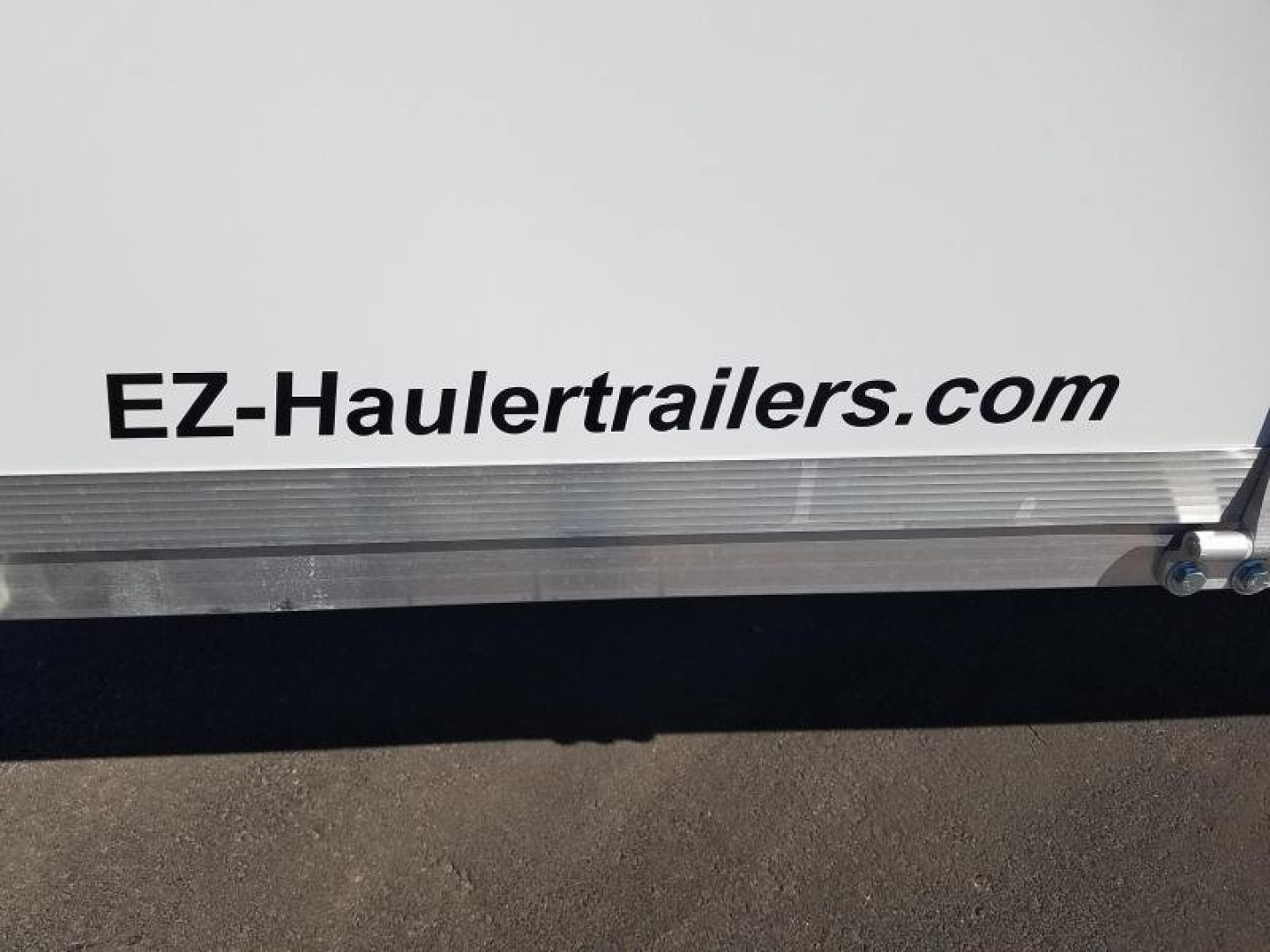 New EZEC7X16- IF E-Z HAULER 7' X 16' ALL ALUMINUM FRAME ENCLOSED CARGO TRAILER W/ REAR RAMP DOOR & SIDE DOOR