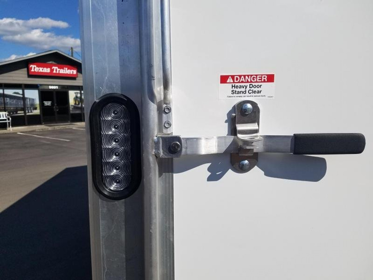 New EZEC7X16- IF E-Z HAULER 7' X 16' ALL ALUMINUM FRAME ENCLOSED CARGO TRAILER W/ REAR RAMP DOOR & SIDE DOOR