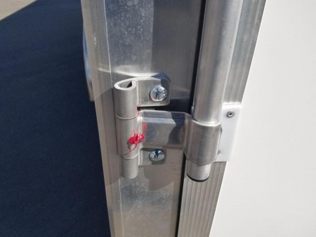 New EZEC7X16- IF E-Z HAULER 7' X 16' ALL ALUMINUM FRAME ENCLOSED CARGO TRAILER W/ REAR RAMP DOOR & SIDE DOOR