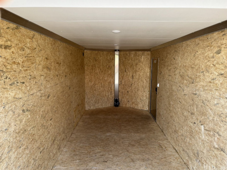 New EZEC7X16- IF E-Z HAULER 7' X 16' ALL ALUMINUM FRAME ENCLOSED CARGO TRAILER W/ REAR RAMP DOOR & SIDE DOOR