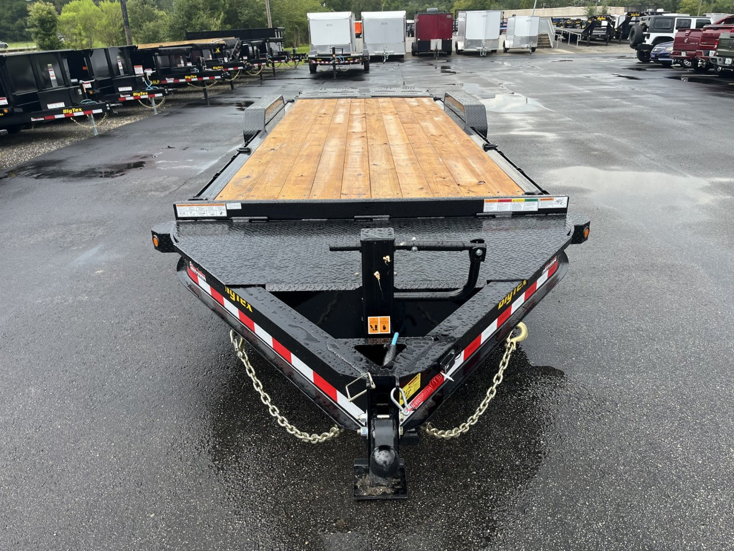 New 16EH-22D3A-MRBK BIG TEX 7' X 22' EQUIPMENT TRAILER WITH MEGA RAMPS