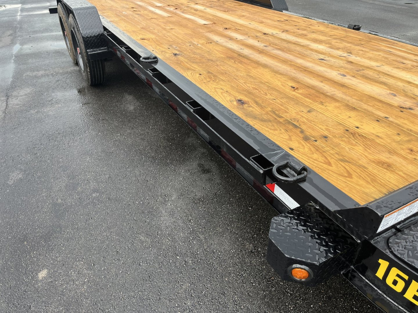 New 16EH-22D3A-MRBK BIG TEX 7' X 22' EQUIPMENT TRAILER WITH MEGA RAMPS