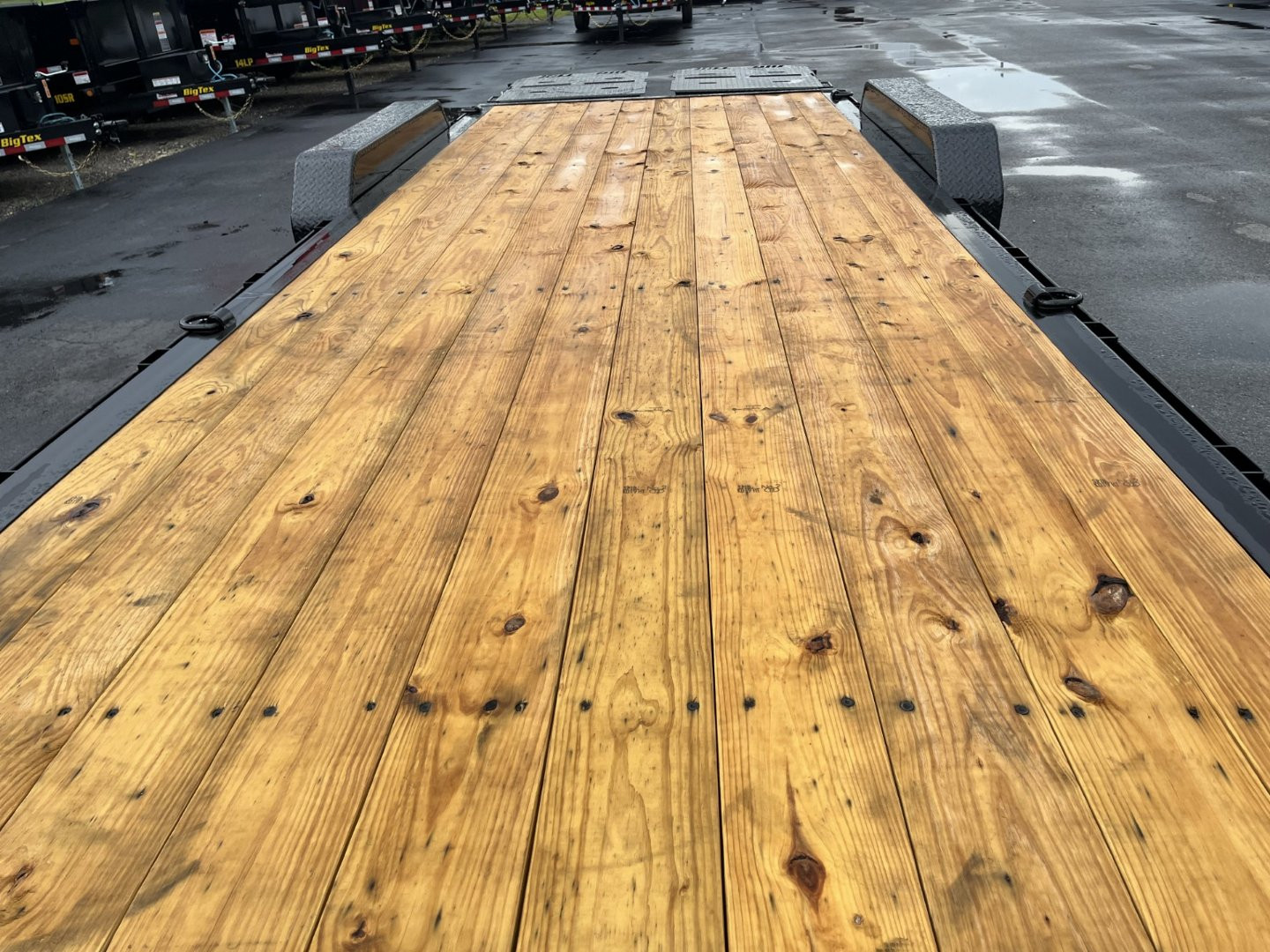 New 16EH-22D3A-MRBK BIG TEX 7' X 22' EQUIPMENT TRAILER WITH MEGA RAMPS