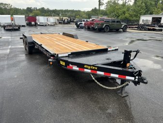 New 16EH-22D3A-MRBK BIG TEX 7' X 22' EQUIPMENT TRAILER WITH MEGA RAMPS