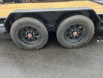 New 16EH-22D3A-MRBK BIG TEX 7' X 22' EQUIPMENT TRAILER WITH MEGA RAMPS