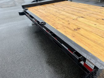 New 16EH-22D3A-MRBK BIG TEX 7' X 22' EQUIPMENT TRAILER WITH MEGA RAMPS