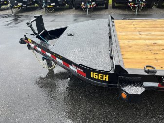 New 16EH-22D3A-MRBK BIG TEX 7' X 22' EQUIPMENT TRAILER WITH MEGA RAMPS