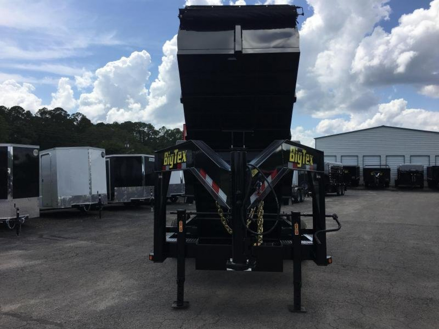 New 14GX-14BK-P4 BIG TEX 7' X 14' DUMP TRAILER W/ 4' SIDES