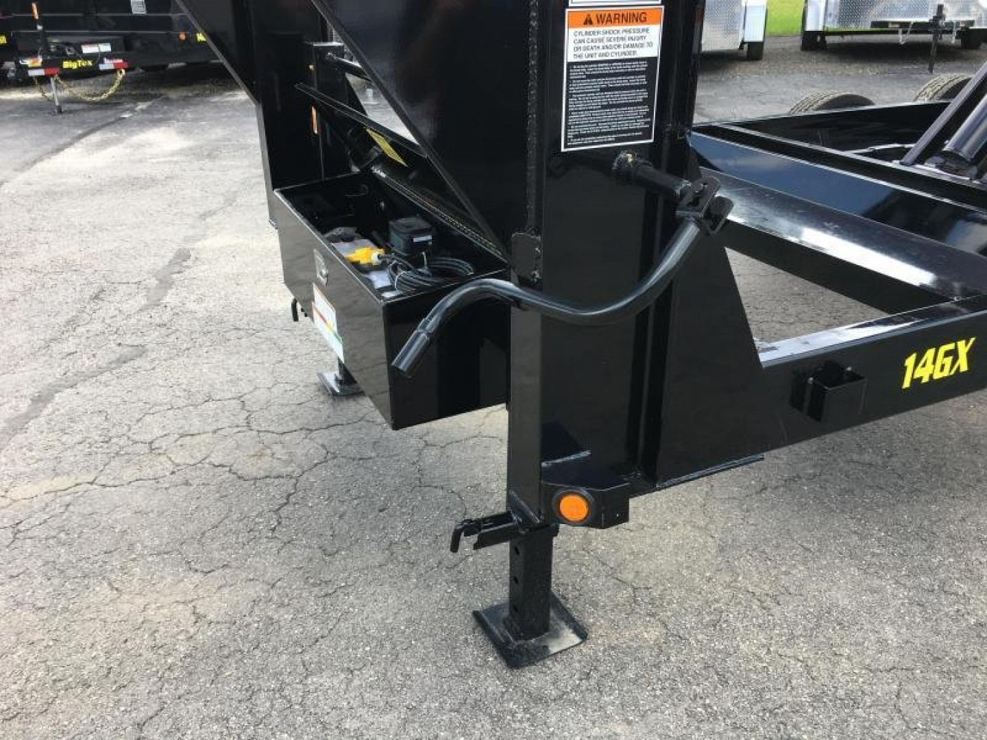 New 14GX-14BK-P4 BIG TEX 7' X 14' DUMP TRAILER W/ 4' SIDES