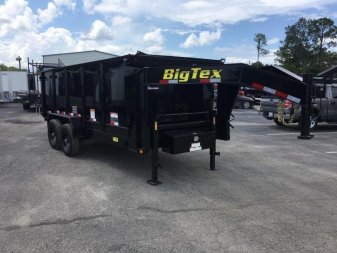 New 14GX-14BK-P4 BIG TEX 7' X 14' DUMP TRAILER W/ 4' SIDES
