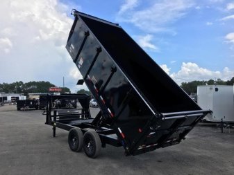 New 14GX-14BK-P4 BIG TEX 7' X 14' DUMP TRAILER W/ 4' SIDES
