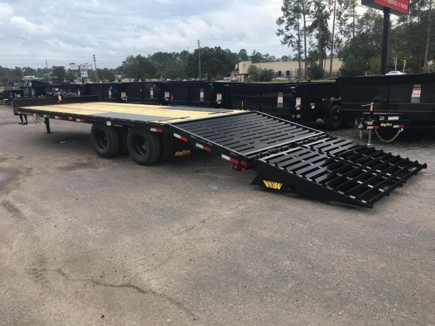 New 22PH-20BK+5MR BIG TEX 8.5' X 25' FLATBED TRAILER