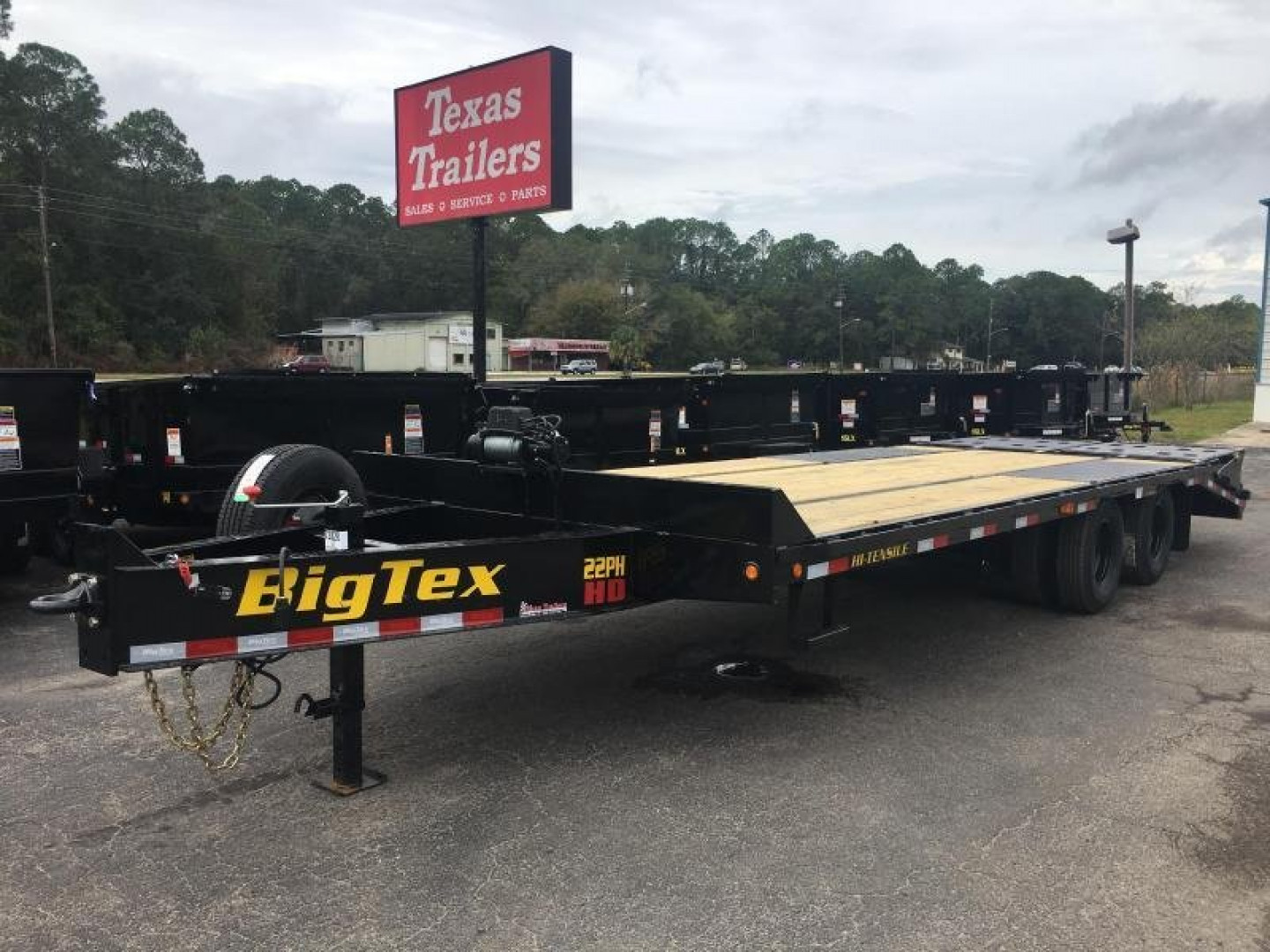 New 22PH-20BK+5MR BIG TEX 8.5' X 25' FLATBED TRAILER