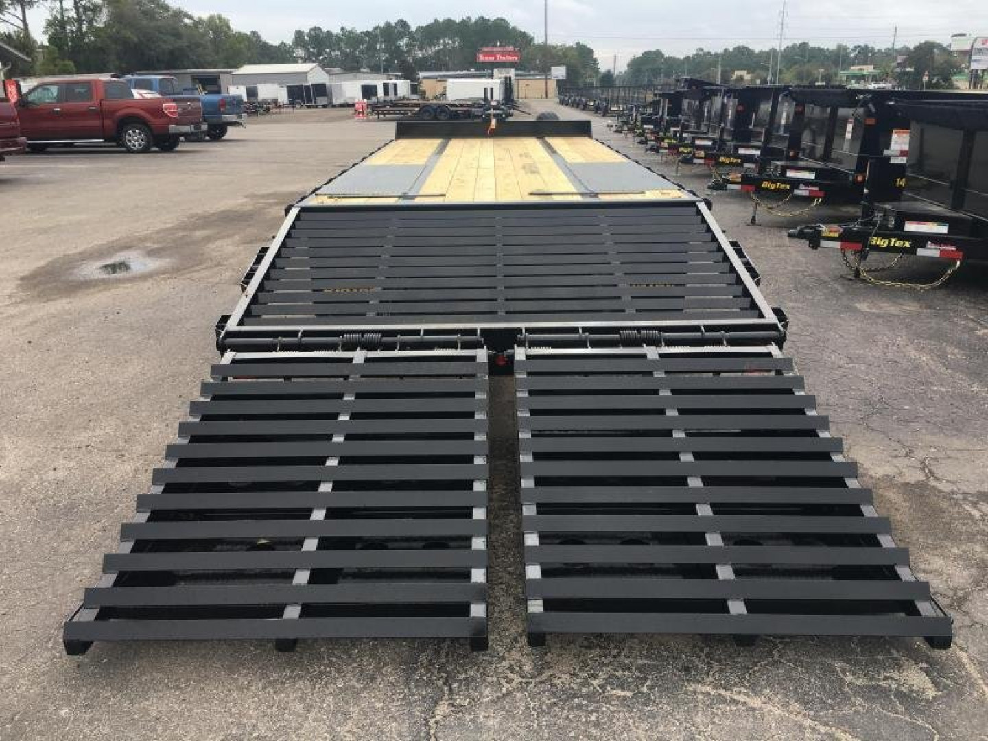 New 22PH-20BK+5MR BIG TEX 8.5' X 25' FLATBED TRAILER