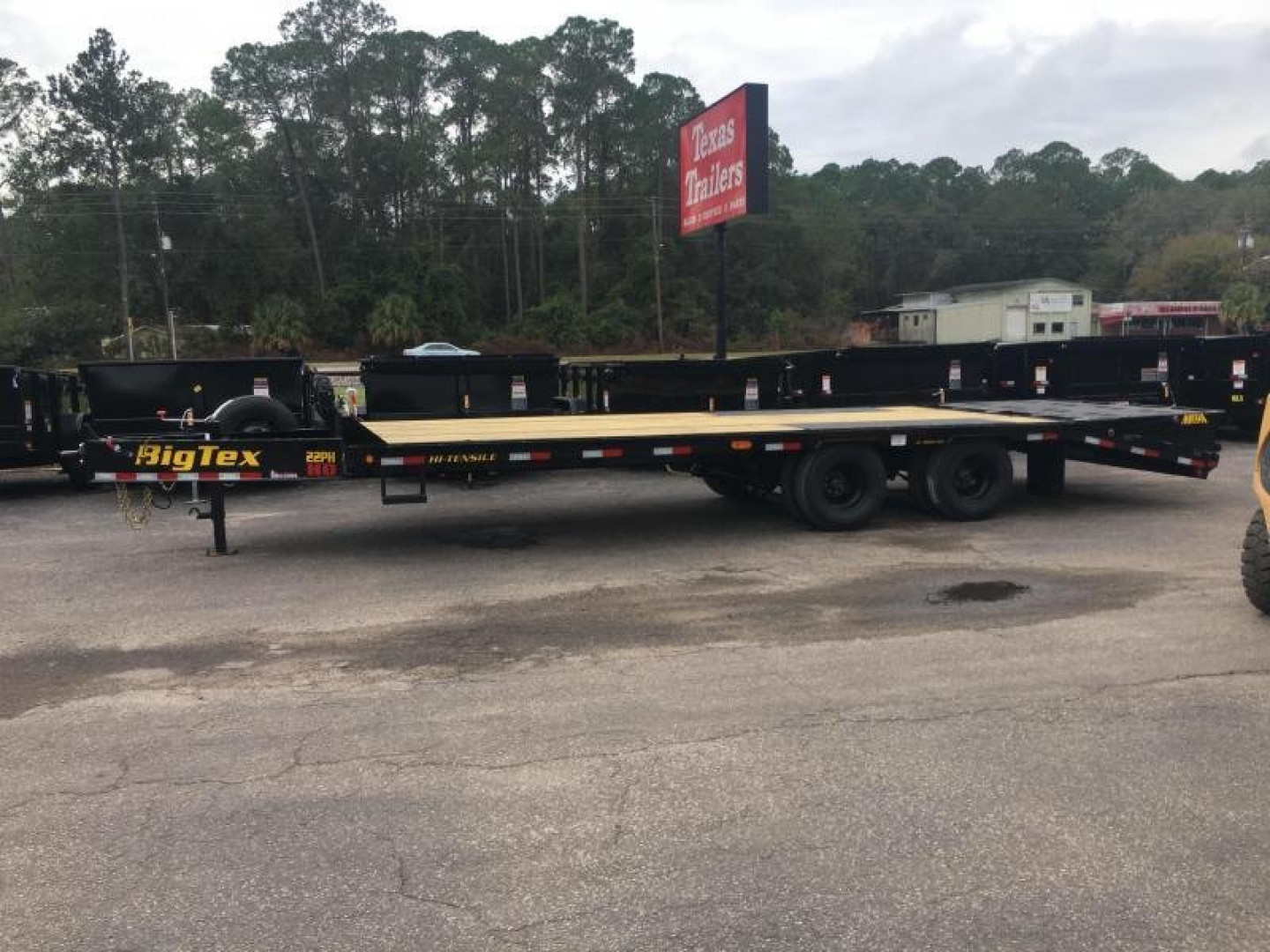 New 22PH-20BK+5MR BIG TEX 8.5' X 25' FLATBED TRAILER
