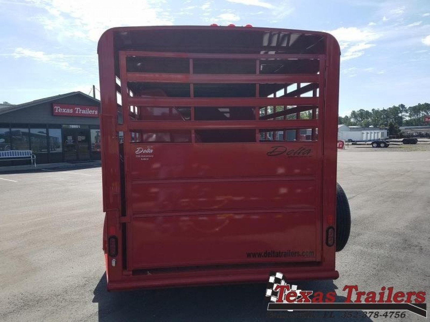 New 500-16COMBO DELTA 6'8" X 16' X 7' TALL 3 HORSE COMBO / LIVESTOCK TRAILER