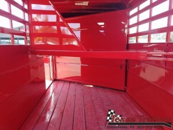 New 500-16COMBO DELTA 6'8" X 16' X 7' TALL 3 HORSE COMBO / LIVESTOCK TRAILER