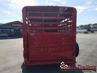 New 500-16COMBO DELTA 6'8" X 16' X 7' TALL 3 HORSE COMBO / LIVESTOCK TRAILER