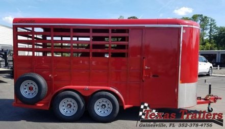 New 500-16COMBO DELTA 6'8" X 16' X 7' TALL 3 HORSE COMBO / LIVESTOCK TRAILER