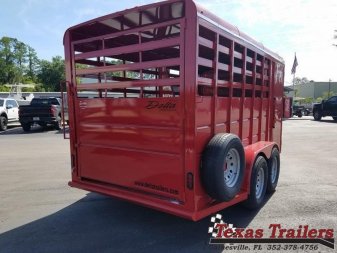 New 500-16COMBO DELTA 6'8" X 16' X 7' TALL 3 HORSE COMBO / LIVESTOCK TRAILER