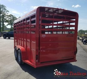 New 500-16COMBO DELTA 6'8" X 16' X 7' TALL 3 HORSE COMBO / LIVESTOCK TRAILER