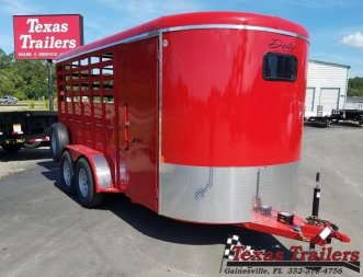 New 500-16COMBO DELTA 6'8  X 16' X 7' TALL 3 HORSE COMBO / LIVESTOCK TRAILER
