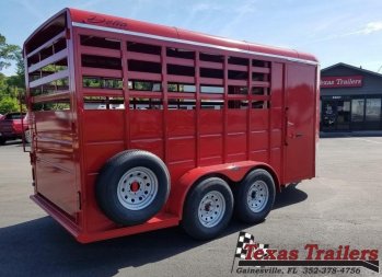 New 500-16COMBO DELTA 6'8" X 16' X 7' TALL 3 HORSE COMBO / LIVESTOCK TRAILER