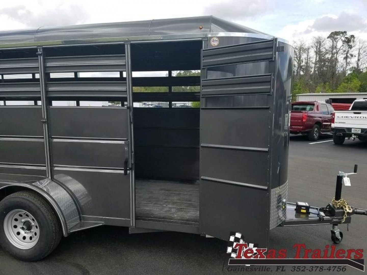 New 500ES-16 DELTA 6' X 16' X 6'6" TALL ECONOMY LIVESTOCK TRAILER